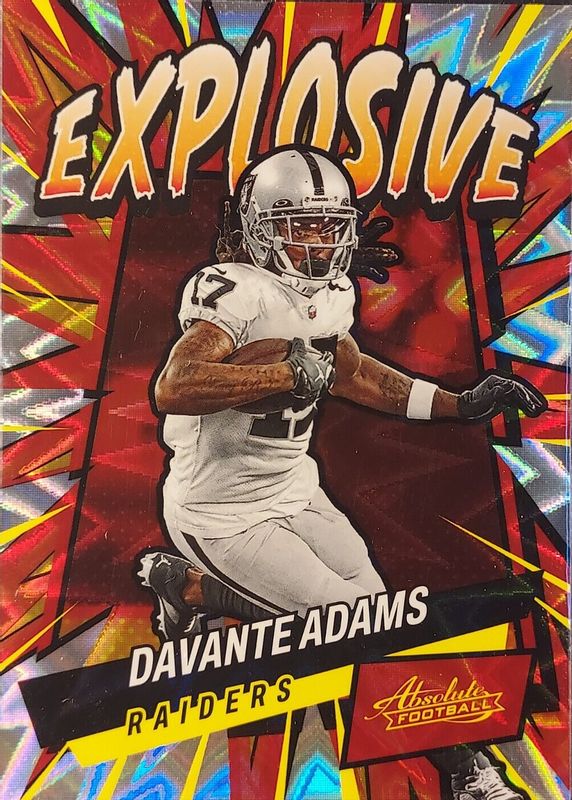 Davante Adams 2022 Absolute #E27 Explosive SGC 9.5