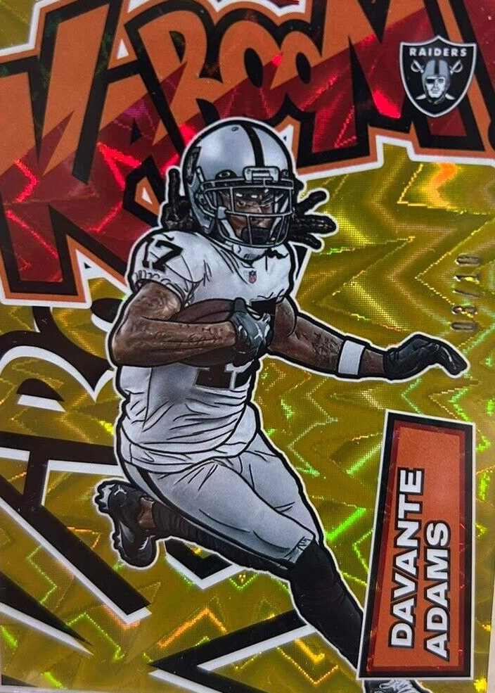 Davante Adams 2022 Absolute #K31 Kaboom! (Vertical) - Gold