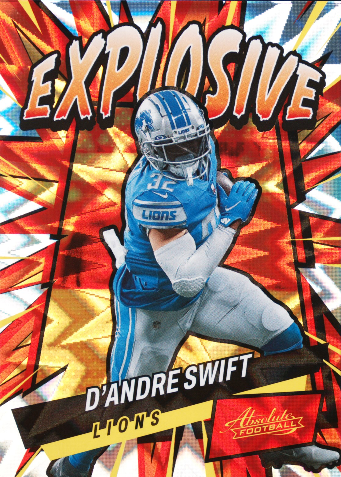 D'Andre Swift 2022 Absolute #E24 Explosive /(SSP) Price Guide
