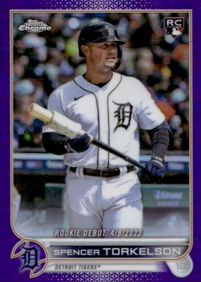 2022 Topps Chrome Update #USC157 Rookie Debut - Purple Refractor