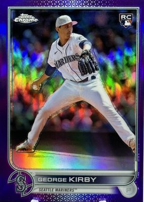 2022 Topps Chrome Update #USC101 Rookie Debut - Purple Refractor