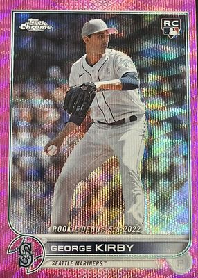 2022 Topps Chrome Update #USC101 Rookie Debut - Pink Wave Refractor