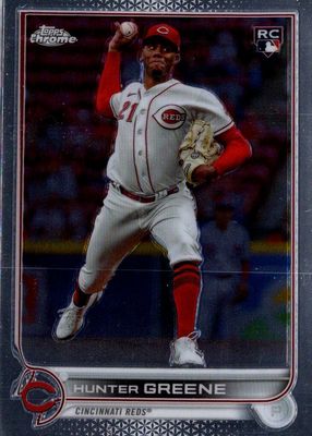 Hunter Greene 2022 Topps Chrome Update #USC93 Rookie Debut