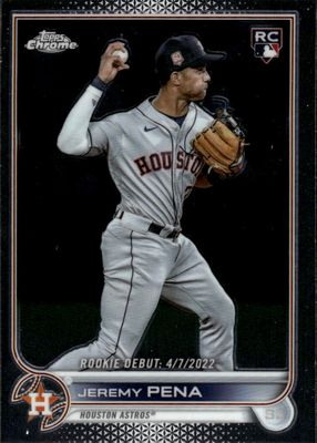 Jeremy Pena 2020 Bowman #CPA-JP Chrome Prospect Auto