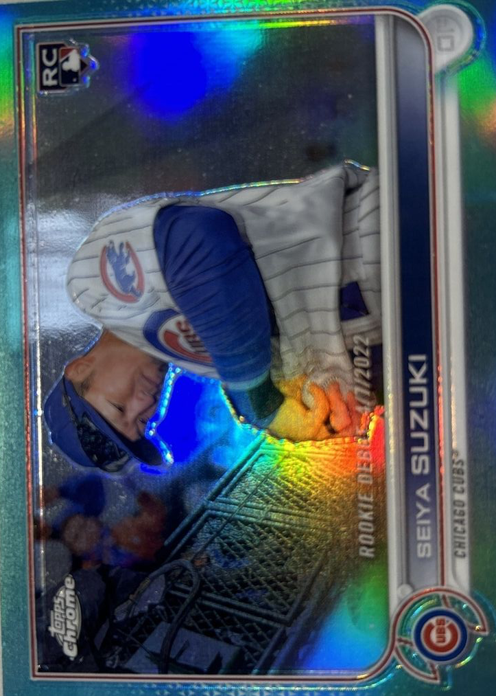 Seiya Suzuki 2022 Topps Chrome Update #USC144 Rookie Debut