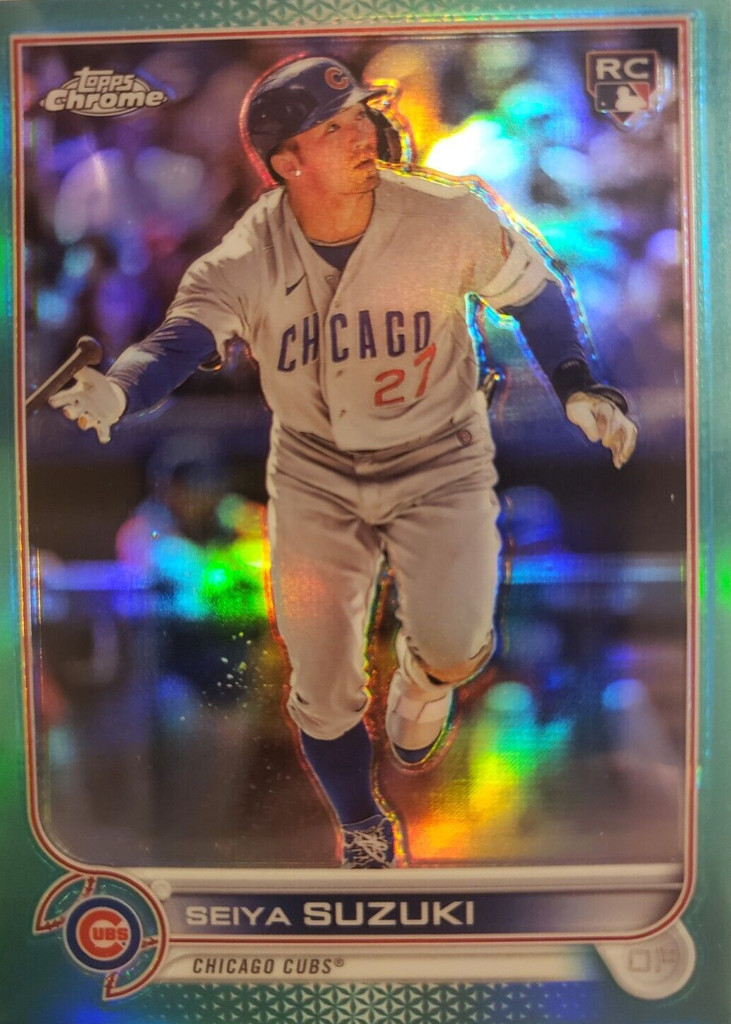 Seiya Suzuki 2022 Topps Chrome Update #USC115 Aqua Refractor /250