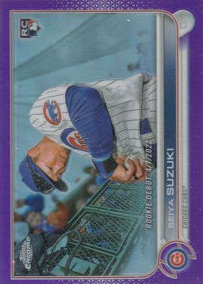 2022 Topps Chrome Update #USC144 Rookie Debut - Purple Refractor