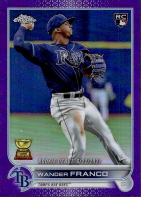 2022 Topps Chrome Update #USC200 Rookie Debut - Purple Refractor