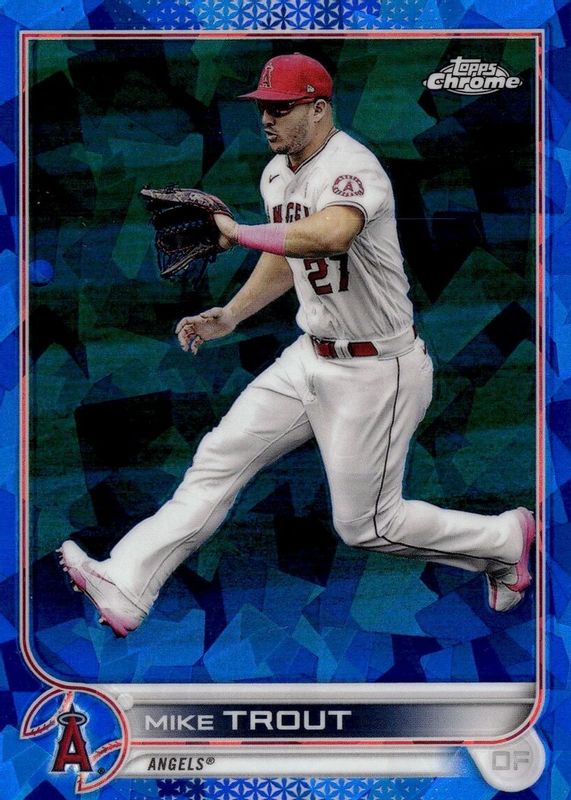 Mike Trout 2022 Topps Chrome Sapphire Edition #27 Base PSA 10