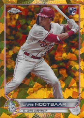 Lars Nootbaar 2022 Topps Chrome #19 Magenta Speckle Refractor /350 