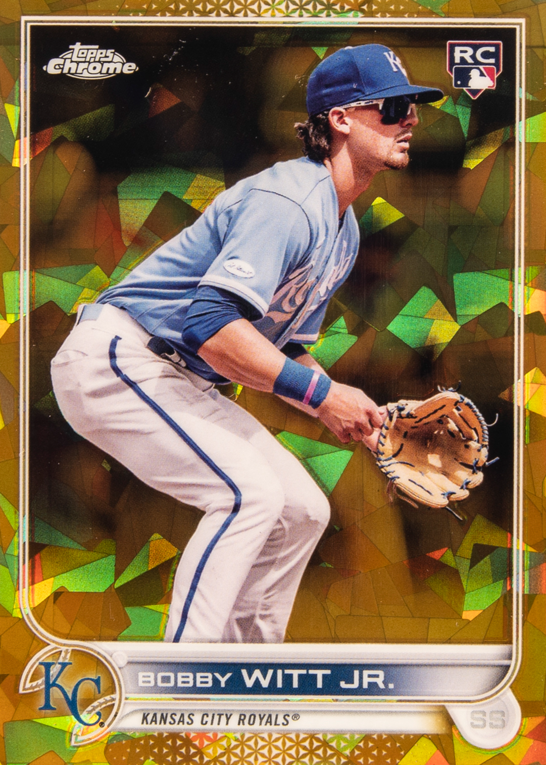 Bobby Witt Jr. 2022 Topps Chrome Sapphire Edition #72 Gold /50