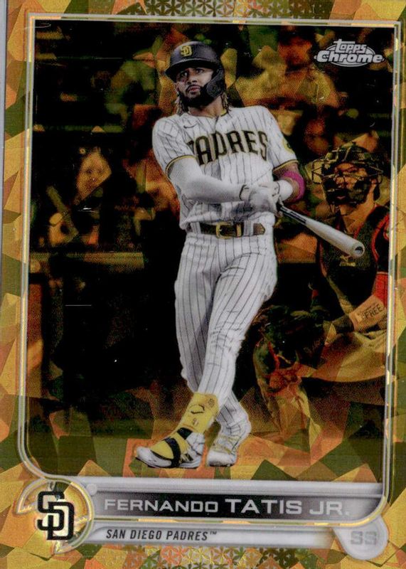 Fernando Tatis Jr. 2022 Topps Chrome Sapphire Edition #100 Gold /50 RAW
