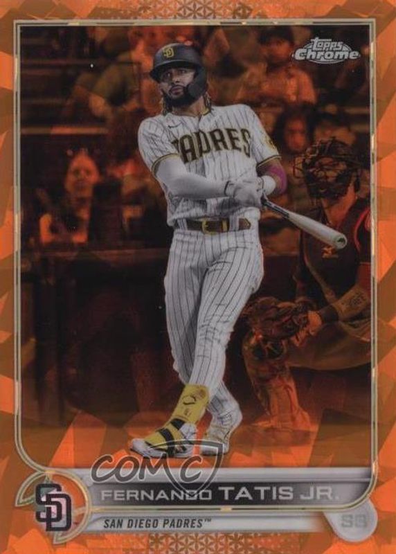 Fernando Tatis Jr. 2022 Topps Chrome Sapphire Edition #100 Orange /25 RAW