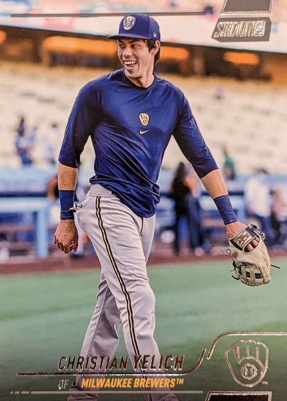 Christian Yelich 2022 Stadium Club #192 Image Variation /(Print Run: 200) RAW