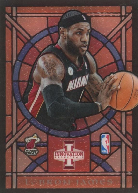 LeBron James 2012 Innovation #99 Stained Glass PSA 10