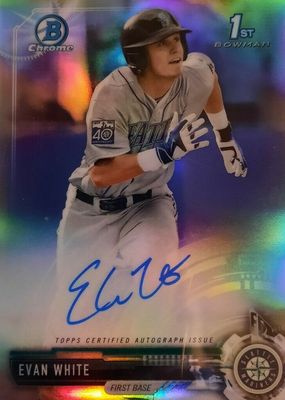 2017 Bowman Draft #CDA-EW Chrome DP Auto - Refractor /499 (1st)