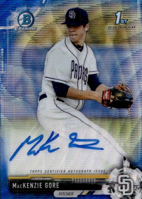 2017 Bowman Draft #CDA-MG Chrome DP Auto - Blue Wave Refractor /150 (1st)