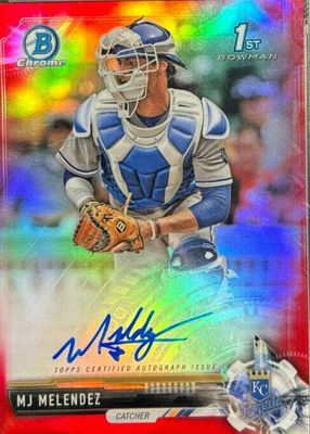 2017 Bowman Draft #CDA-MJM Chrome DP Auto - Red Refractor /5 (1st)