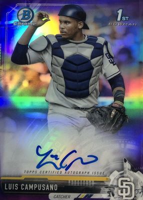 2017 Bowman Draft #CDA-LC Chrome DP Auto - Purple Refractor /250 (1st)