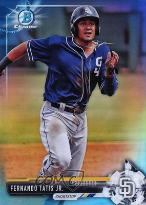 2017 Bowman Draft #BDC-71 Chrome - Sky Blue Refractor /399