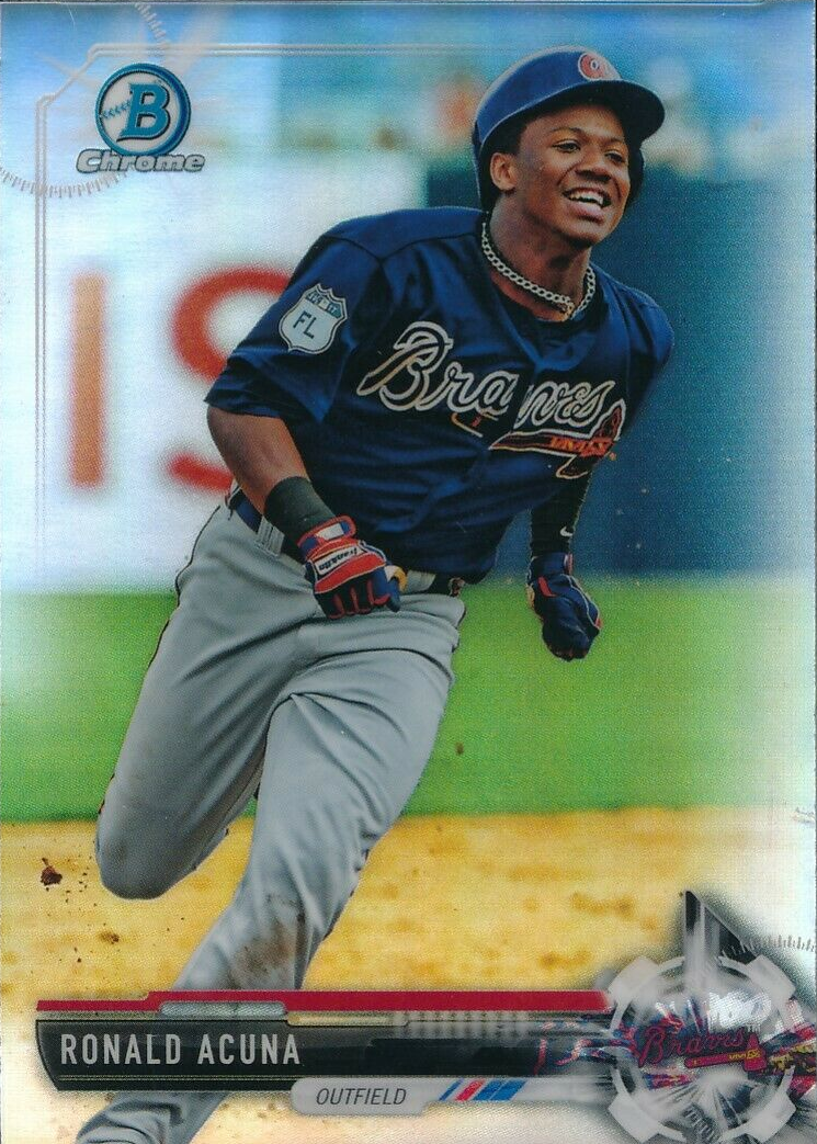 Ronald acuna jr ルーキーカード Ronald acuna jr ルーキー