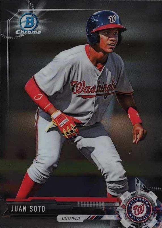 Juan Soto 2017 Bowman Draft #BDC-162 Chrome