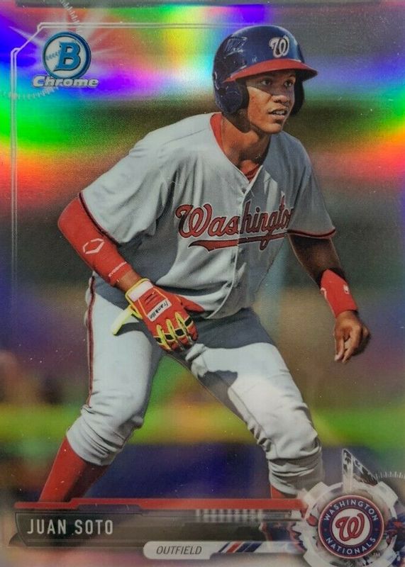 Juan Soto 2017 Bowman Draft #BDC-162 Chrome - Refractor PSA 10