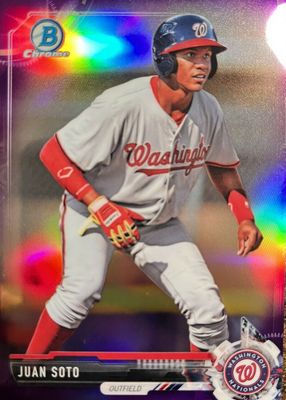 2017 Bowman Draft #BDC-162 Chrome - Purple Refractor /250