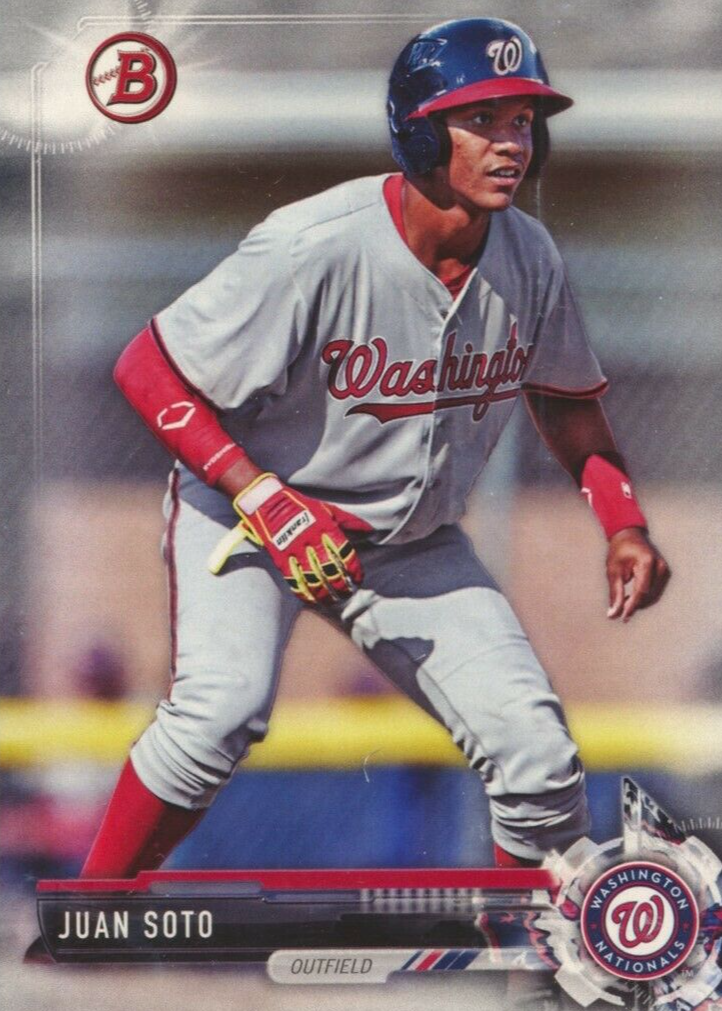 Juan Soto 2017 Bowman Draft #BD-162 Base Price Guide