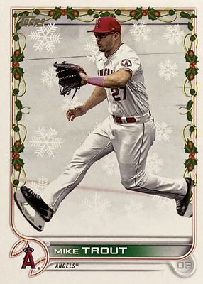 2022 Topps Holiday #HW50 SSSP Variation (Ice Skates)