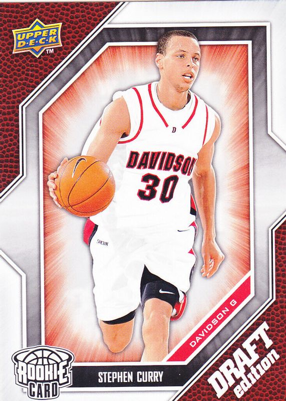 Stephen Curry 2009 Upper Deck Draft Edition #34 Base Rookie RAW