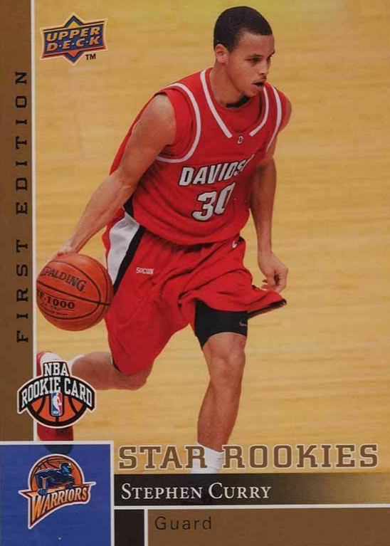 Stephen Curry 2009 Upper Deck #196 First Edition Gold Price Guide