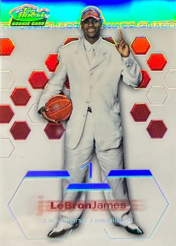 LeBron James 2002 Topps Finest #178 Refractor /250 PSA 5