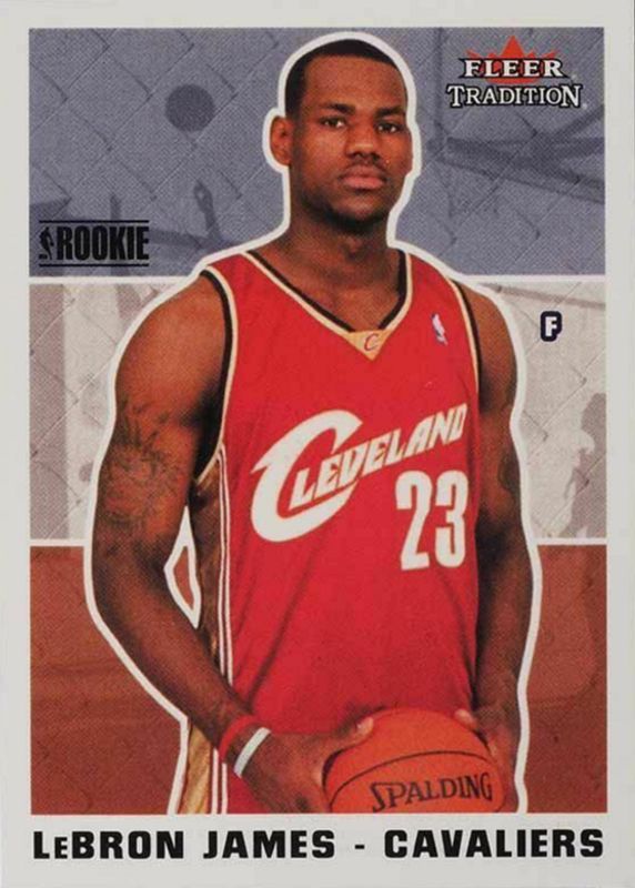 LeBron James 2003 Fleer Tradition #261 Base Rookie PSA 6.5