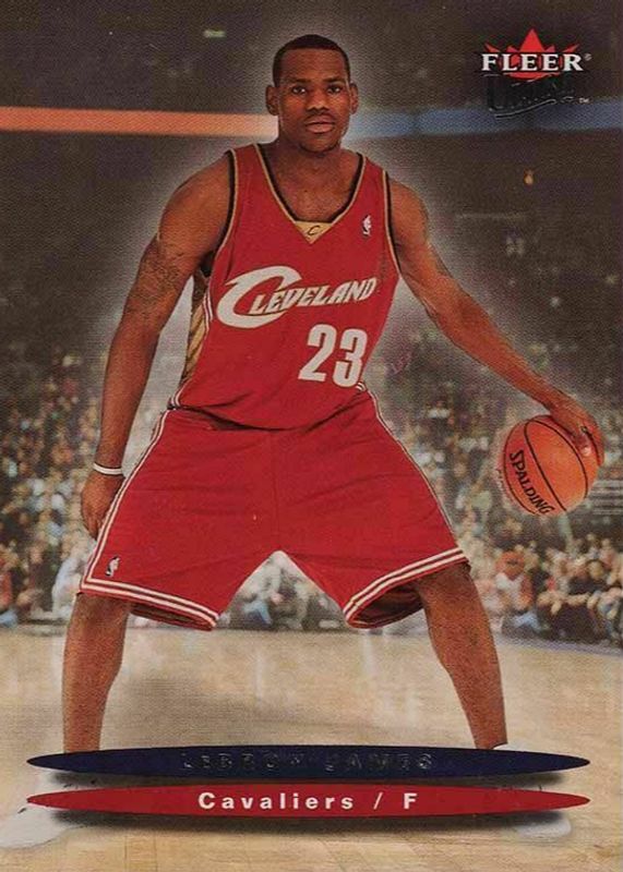 LeBron James 2003 Fleer Ultra #171 Base Rookie SGC 8