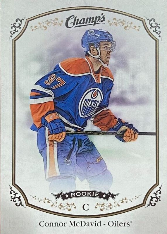 Connor McDavid 2015 Upper Deck Champs #321 Rare Rookies PSA 10