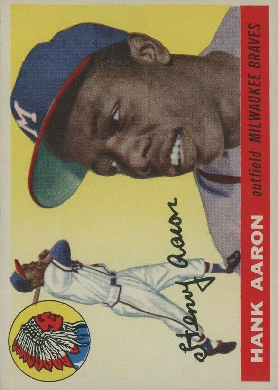 Hank Aaron 1955 Topps #47 Base