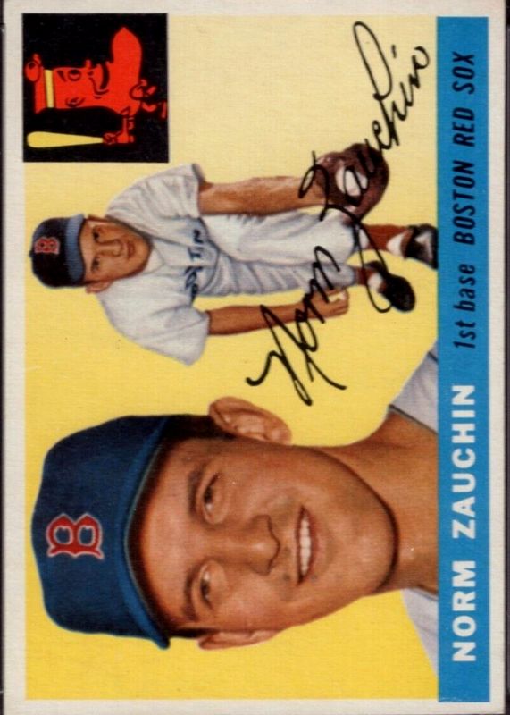 Norm Zauchin 1955 Topps #176 Base Rookie BVG 6