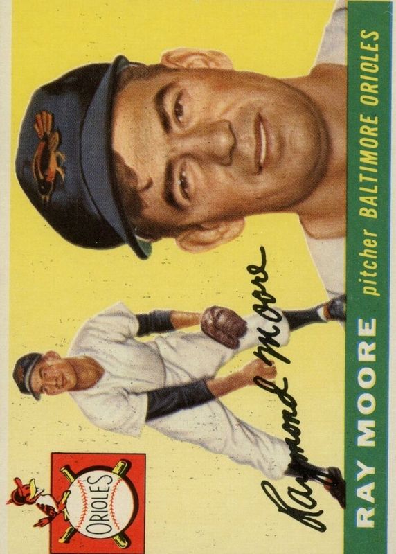 Ray Moore 1955 Topps #208 Base Rookie BVG 7