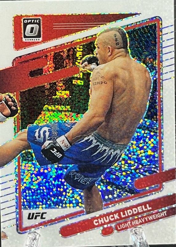 Chuck Liddell 2022 Optic UFC #17 White Sparkle /(SSP) PSA 9