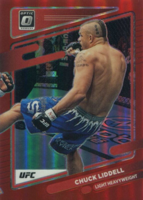 Chuck Liddell 2022 Optic UFC #17 Red /199 PSA 9