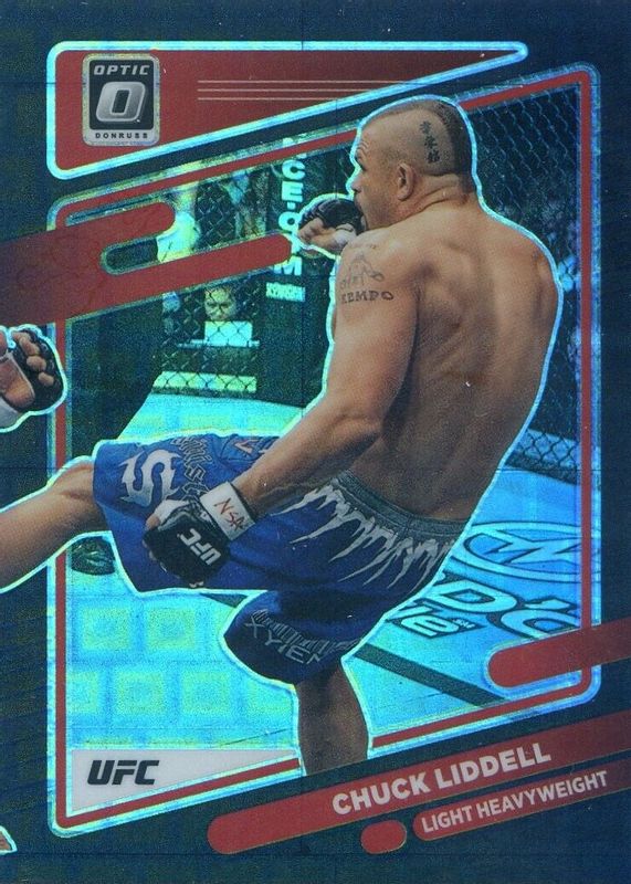 Chuck Liddell 2022 Optic UFC #17 Black Pandora /(SSP) PSA 10