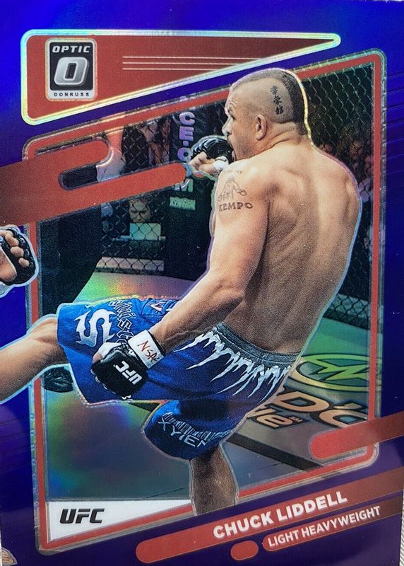 Chuck Liddell 2022 Optic UFC #17 Purple PSA 10