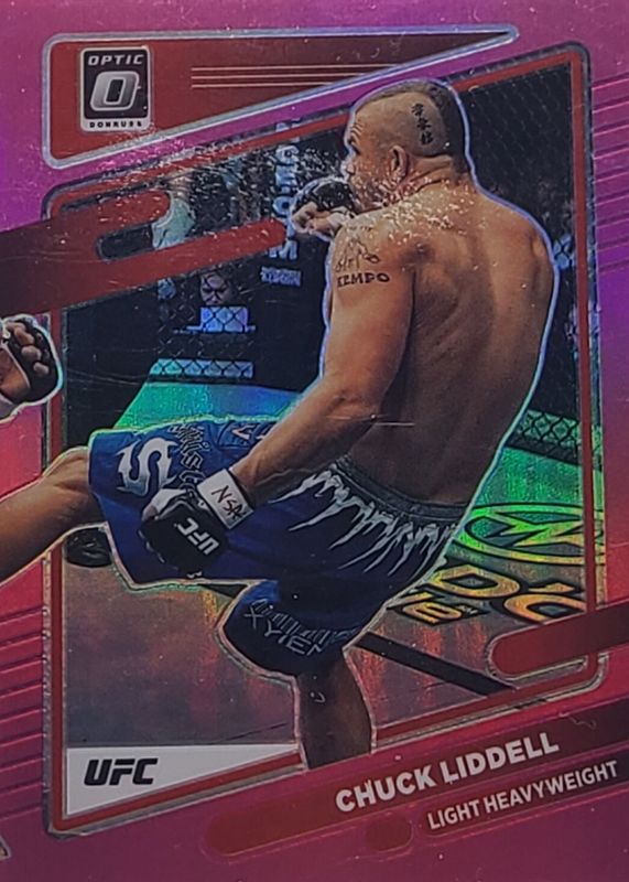 Chuck Liddell 2022 Optic UFC #17 Pink /25 SGC 10