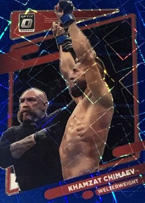 2022 Optic UFC #72 Blue Velocity