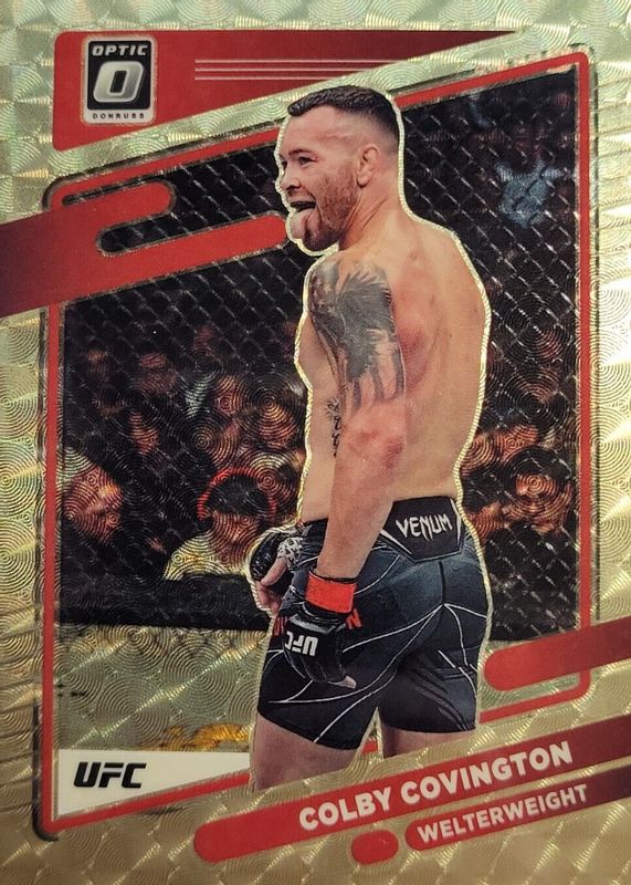 2022 Optic UFC #52 Gold Vinyl /1