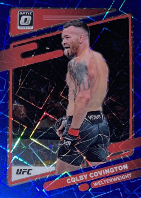 2022 Optic UFC #52 Blue Velocity