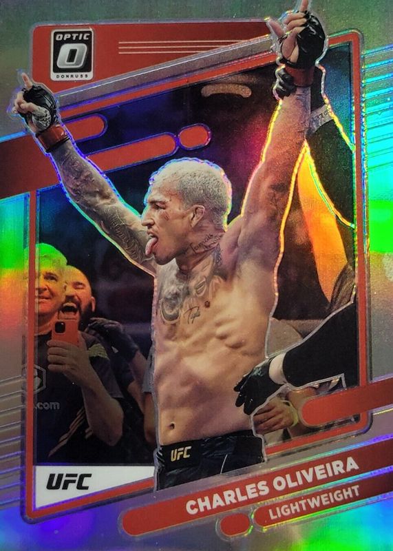 Charles Oliveira 2022 Optic UFC #88 Holo PSA 10