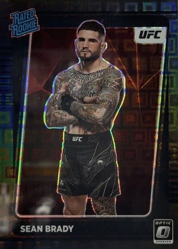Sean Brady 2022 Optic UFC #118 Black Pandora /(SSP) Rookie RAW