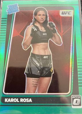 2022 Optic UFC #102 Green /5